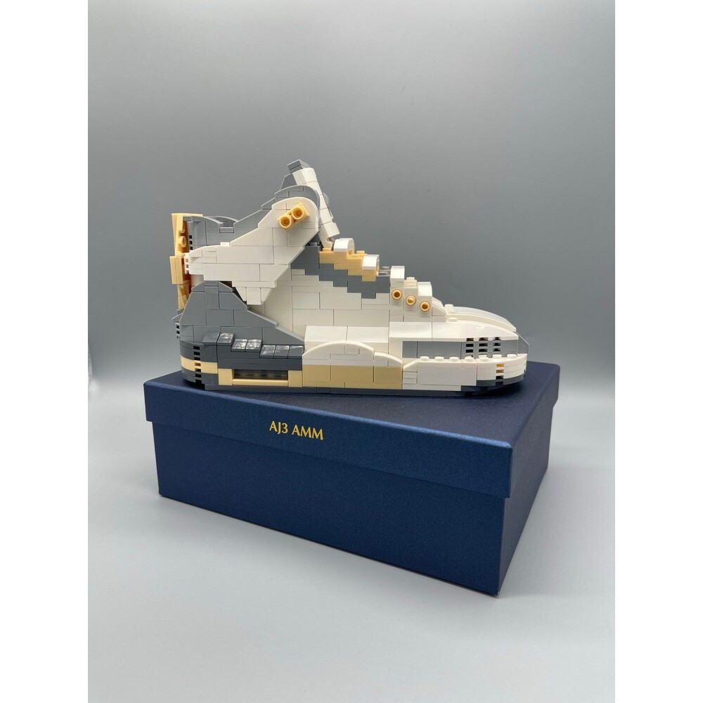 Completed A Ma Maniere x Air Jordan 3 ‘Raised by Women’ Kick Brick Set